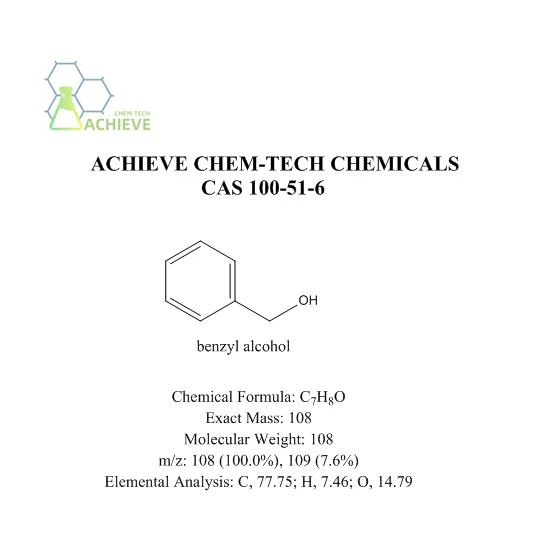Čisti benzil alkohol CAS 100-51-6
