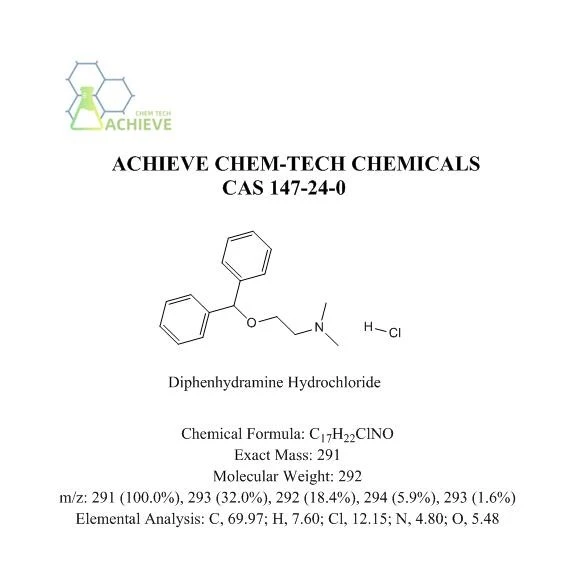 Diphenhydramine Hydrochloride Powder CAS 147-24-0