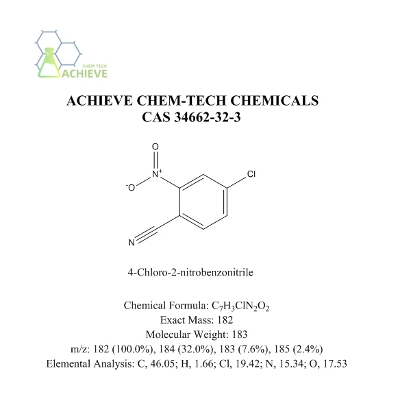 4-kloro-2-nitrobenzonitril CAS 34662-32-3