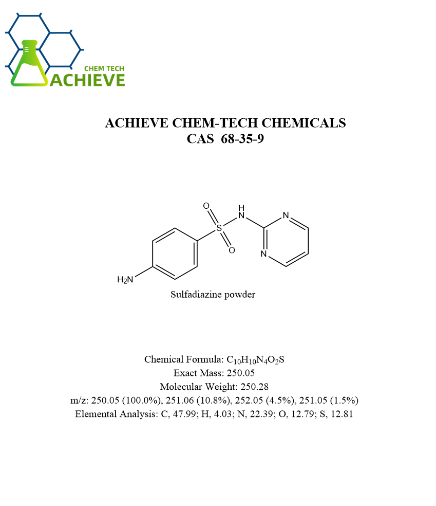 Sulfadiazine Powder CAS 68-35-9
