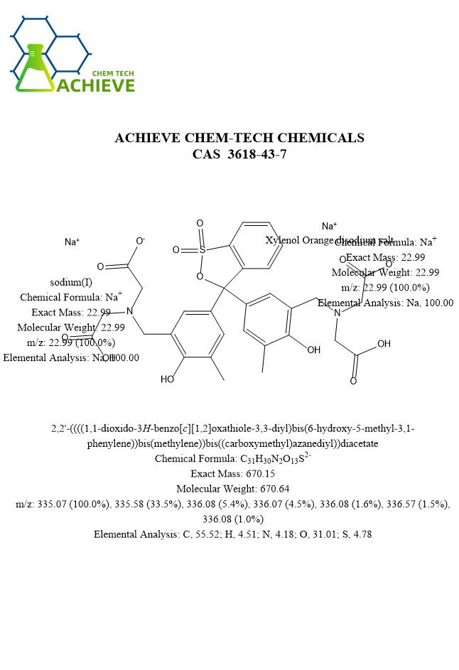 Xylenol narandžasti Dissoditium sol CAS 3618-43-7